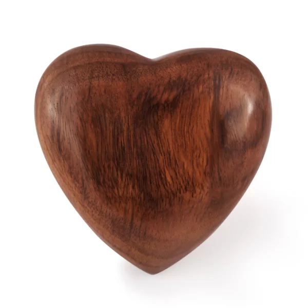 Peaceful Pet Cremation Catalog Timber heart urn