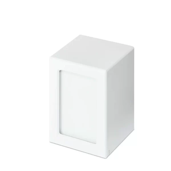 Peaceful Pet Cremation Catalog Photo box urn white